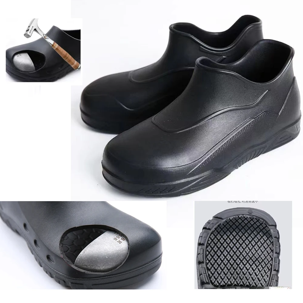 Men's Safety Work Boots Steel Toe Shoes Indestructible Industrial Factory Working Chef Kitchen Hospital Anti-skid Waterproof
Men's Safety Work Boots Steel Toe Shoes Indestructible Industrial Factory Working Chef Kitchen Hospital Anti-skid Waterproof