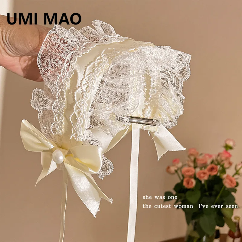 UMI MAO Lolita Lace Bow Heavy Craft Hairband For Women New Hair Clip Lolita Sweet Girl Hairpin Cute Hair Accessory Femme
UMI MAO Lolita Lace Bow Heavy Craft Hairband For Women New Hair Clip Lolita Sweet Girl Hairpin Cute Hair Accessory Femme