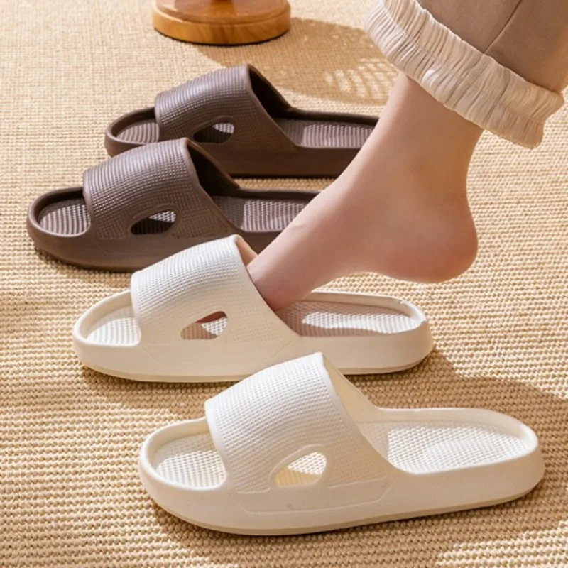 Женские тапочки с толстой подошвой, домашние шлепанцы из ЭВА на мягкой подошве, обувь для пары, летние нескользящие сандалии на платформе, шлепанцы
Женские тапочки с толстой подошвой, домашние шлепанцы из ЭВА на мягкой подошве, обувь для пары, летние нескользящие сандалии на платформе, шлепанцы