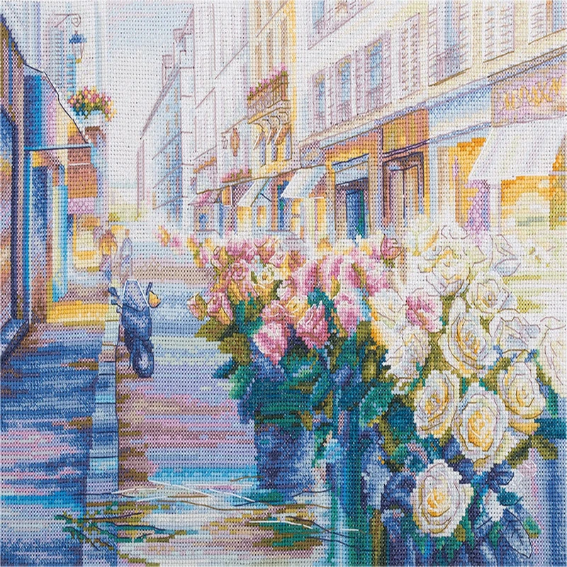 Embroidery Paris in Bloom Cross Stitch Kits with 14CT Aida Counted Canva for Home Decor and Gift
Embroidery Paris in Bloom Cross Stitch Kits with 14CT Aida Counted Canva for Home Decor and Gift