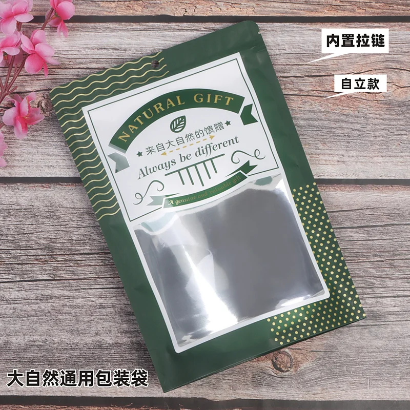 Custom. Nature Specialty Packaging Bag Sealed Zipper Self-Sealing Bag Transparent Plastic Bag Herbal Tea Candy Universal Bag
Custom. Nature Specialty Packaging Bag Sealed Zipper Self-Sealing Bag Transparent Plastic Bag Herbal Tea Candy Universal Bag
