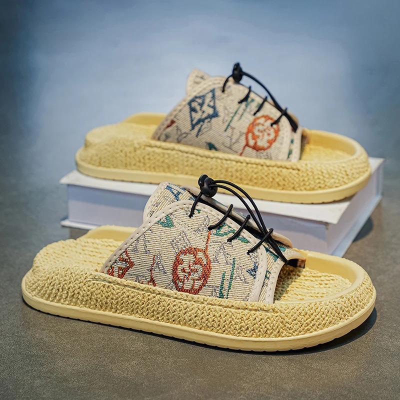 Men's slip-on slippers summer new light breathable outdoor casual sports slippers soft sole fashion youth city walking slippers
Men's slip-on slippers summer new light breathable outdoor casual sports slippers soft sole fashion youth city walking slippers