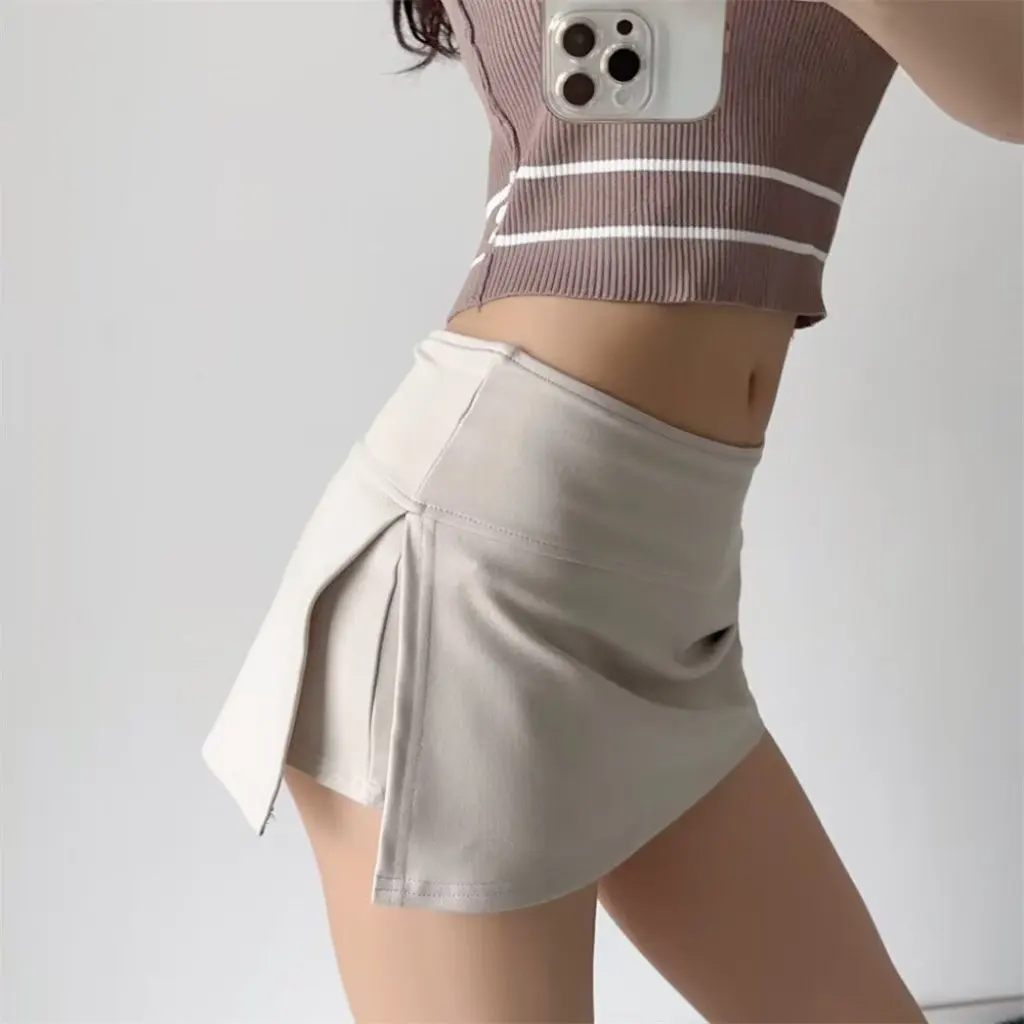 YPFF Women's Trendy Sports Skirt Pure Desire Wide Belt Side Slit Yoga Culottes Anti-Exposure Design Sense Hot Girl
YPFF Women's Trendy Sports Skirt Pure Desire Wide Belt Side Slit Yoga Culottes Anti-Exposure Design Sense Hot Girl