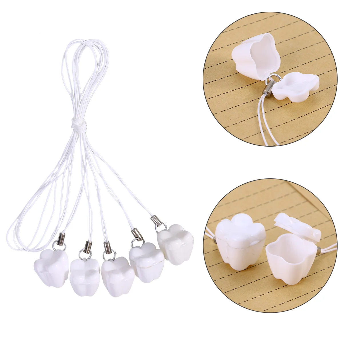 10 шт., коробка для хранения детских зубов, белый органайзер для молочных зубов, чехол для ожерелья, подарок для детей, подарок на день рождения, Рождество, сувенир на память 
10 шт., коробка для хранения детских зубов, белый органайзер для молочных зубов, чехол для ожерелья, подарок для детей, подарок на день рождения, Рождество, сувенир на память