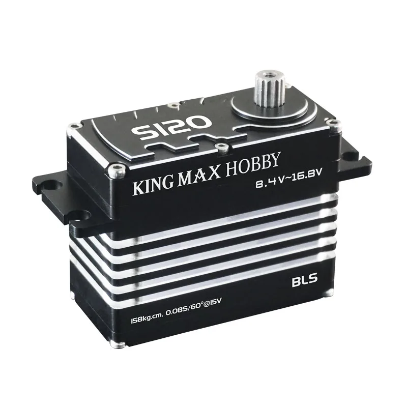 Kingmax Servo S120--259g 158kg,digital,steel gears high torque servo Ultra-High Torque for Unmatched RC Climbing Performance
Kingmax Servo S120--259g 158kg,digital,steel gears high torque servo Ultra-High Torque for Unmatched RC Climbing Performance