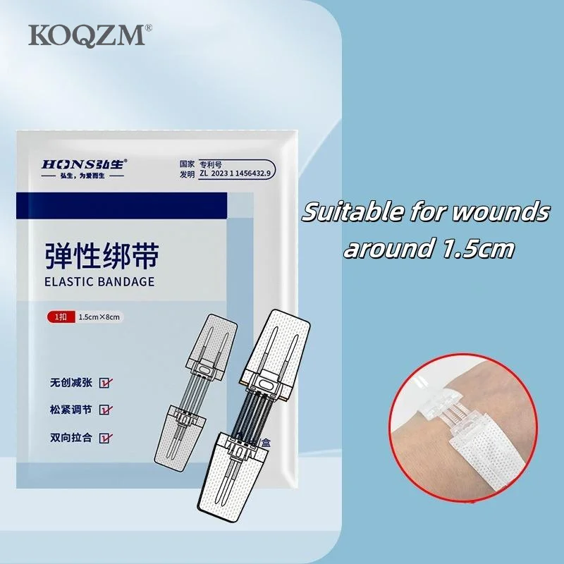 Suture Free Latches Pull-together Self-adhesive Bandage Independent Packaging Non-woven Elastic Band Bandage Wound Care
Suture Free Latches Pull-together Self-adhesive Bandage Independent Packaging Non-woven Elastic Band Bandage Wound Care