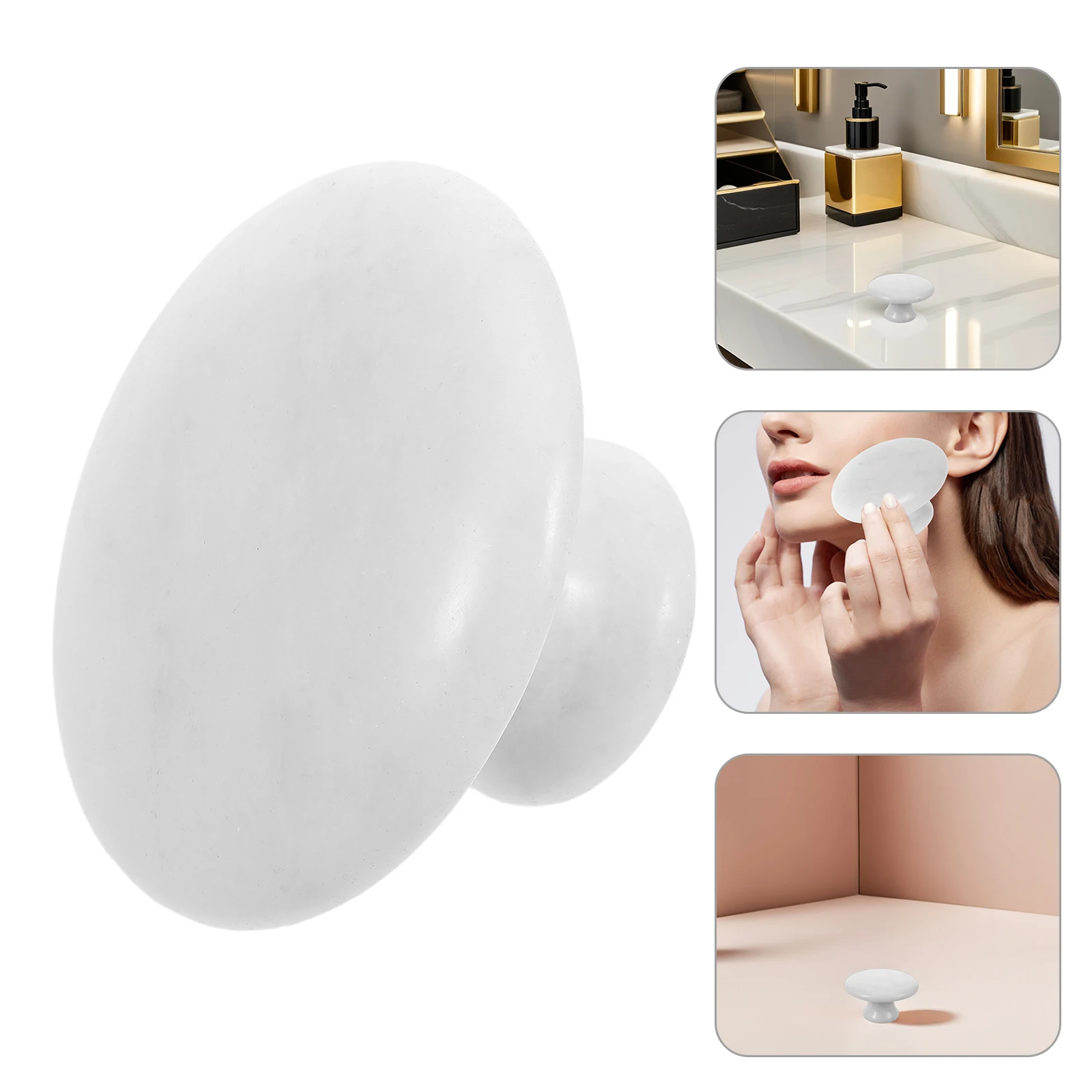Jade Massager Mushroom Body Tool Hot Stones Face Roller Scraper Facial and Cold 
Jade Massager Mushroom Body Tool Hot Stones Face Roller Scraper Facial and Cold