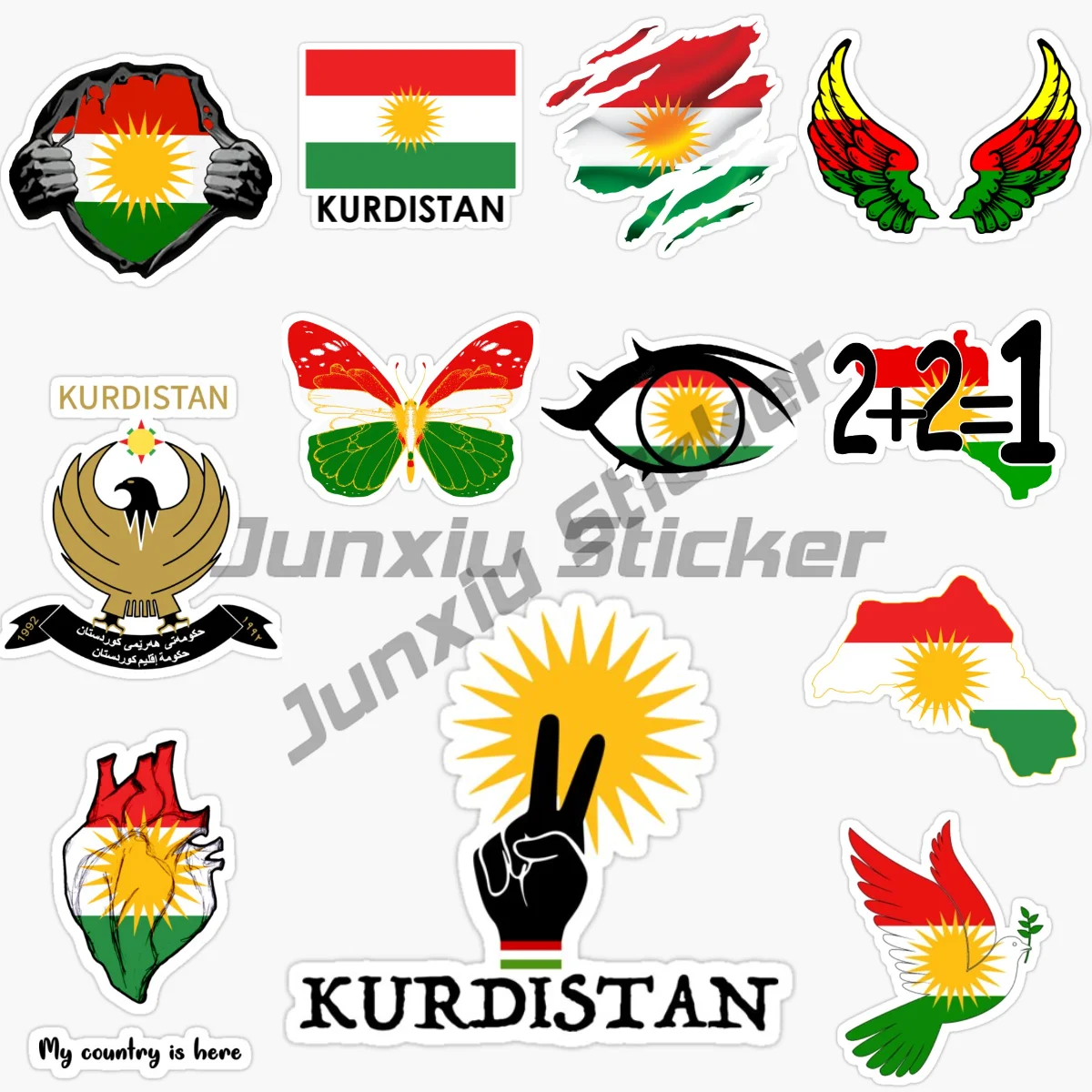 Kurdistan Kurds Map National Flag and Emblem Sticker for Car Moto Map Flag PVC Vinyl Decal Outside Wall Decoration Customizable
Kurdistan Kurds Map National Flag and Emblem Sticker for Car Moto Map Flag PVC Vinyl Decal Outside Wall Decoration Customizable