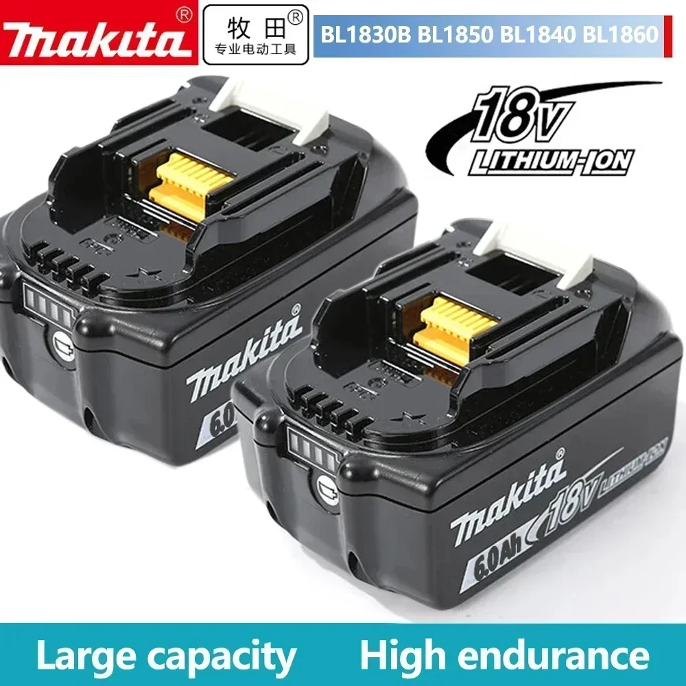 100% Genuine Makita 6Ah/5Ah/3Ah for Makita 18V Battery BL1830B BL1850B BL1850 BL1840 BL1860 BL1815 Replacement Lithium Battery
100% Genuine Makita 6Ah/5Ah/3Ah for Makita 18V Battery BL1830B BL1850B BL1850 BL1840 BL1860 BL1815 Replacement Lithium Battery
