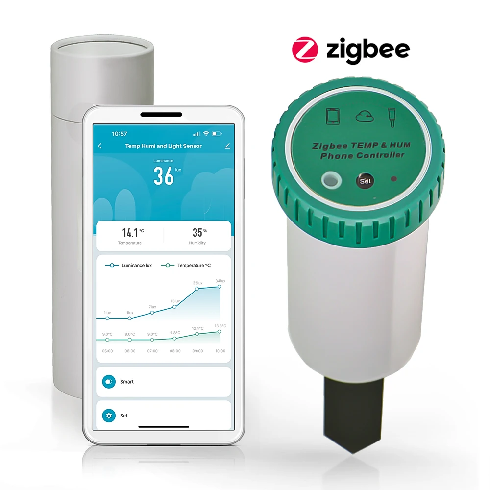 N333 Беспроводной тестер почвы Zigbee 3-в-1 Термометр влажности Измеритель света для комнатных и наружных растений Smart (воро пожаловать НЕ входит в комплект)
N333 Беспроводной тестер почвы Zigbee 3-в-1 Термометр влажности Измеритель света для комнатных и наружных растений Smart (воро пожаловать НЕ входит в комплект)