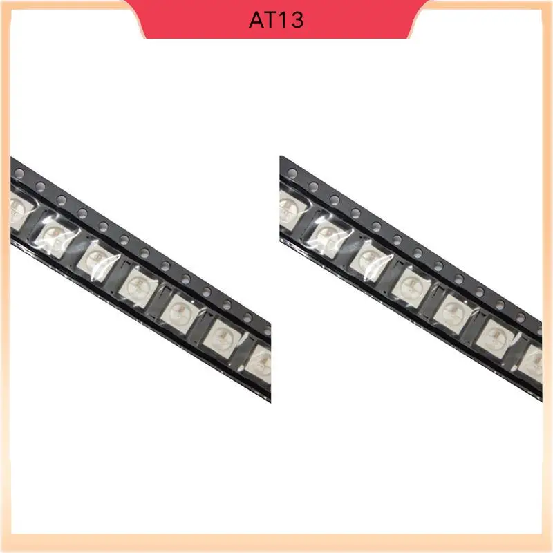 AT13 1000 шт. WS2812B (4 контакта) светодиодный чип 5050 RGB SMD белая версия WS2812 цифровые пиксели с индивидуальной адресацией DC5V
AT13 1000 шт. WS2812B (4 контакта) светодиодный чип 5050 RGB SMD белая версия WS2812 цифровые пиксели с индивидуальной адресацией DC5V