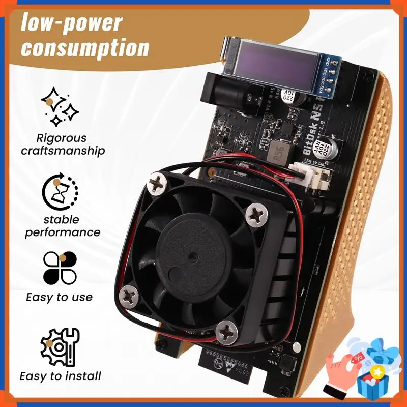 Compact Powerful Bitaxe BM1397 200Gh/S BTC Solo Miner - Low Energy ASIC Bitcoin Miner, EU Standard Plug
Compact Powerful Bitaxe BM1397 200Gh/S BTC Solo Miner - Low Energy ASIC Bitcoin Miner, EU Standard Plug