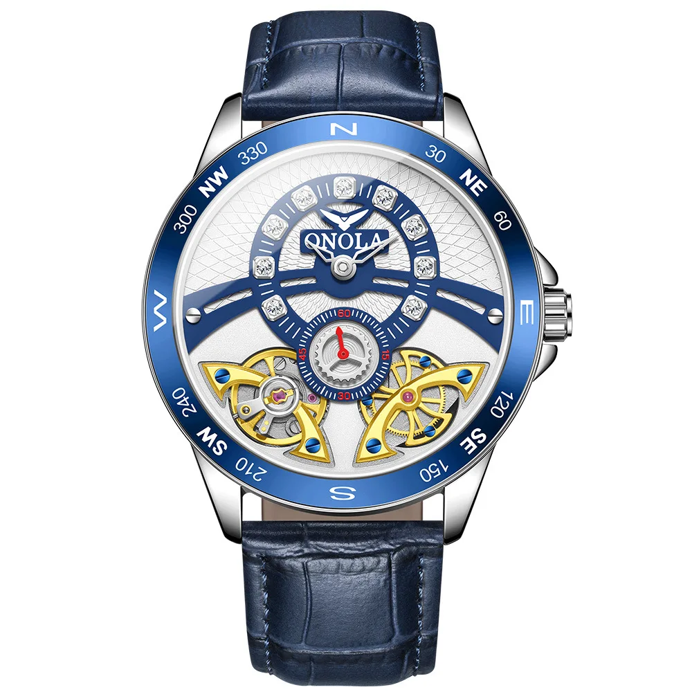 New stylish skeletonised mechanical men’s watch, self-winding tourbillon watch
New stylish skeletonised mechanical men’s watch, self-winding tourbillon watch