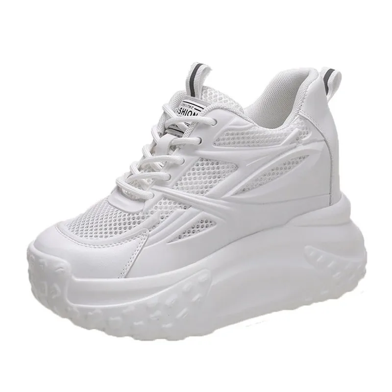 Luxury New Hollow High Heels 10cm Sneakers Chunky Casual Autumn Spring Platform Wedge High Fashion Breathable Women Summer Shoes
Luxury New Hollow High Heels 10cm Sneakers Chunky Casual Autumn Spring Platform Wedge High Fashion Breathable Women Summer Shoes