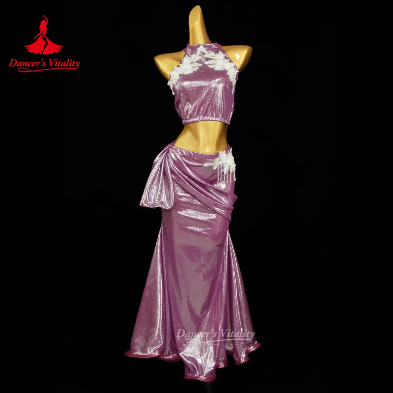 BellyDance Set Women's Customsized Sleeveless Flowers Top+Sexy Fishtail Long Skirt 2pcs Adult Child Oriental Dance Clothing
BellyDance Set Women's Customsized Sleeveless Flowers Top+Sexy Fishtail Long Skirt 2pcs Adult Child Oriental Dance Clothing