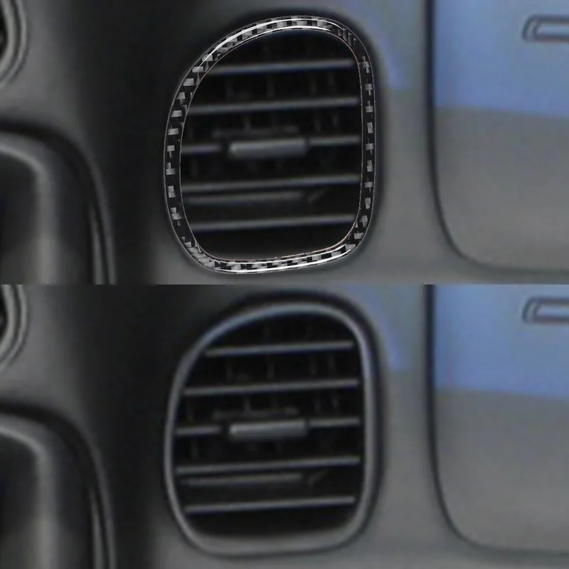 For Corvette C5 98-04 Carbon Fiber Co-pilot Exhaust Vent Frame Decorative Stickers Car Accessories Interior
For Corvette C5 98-04 Carbon Fiber Co-pilot Exhaust Vent Frame Decorative Stickers Car Accessories Interior