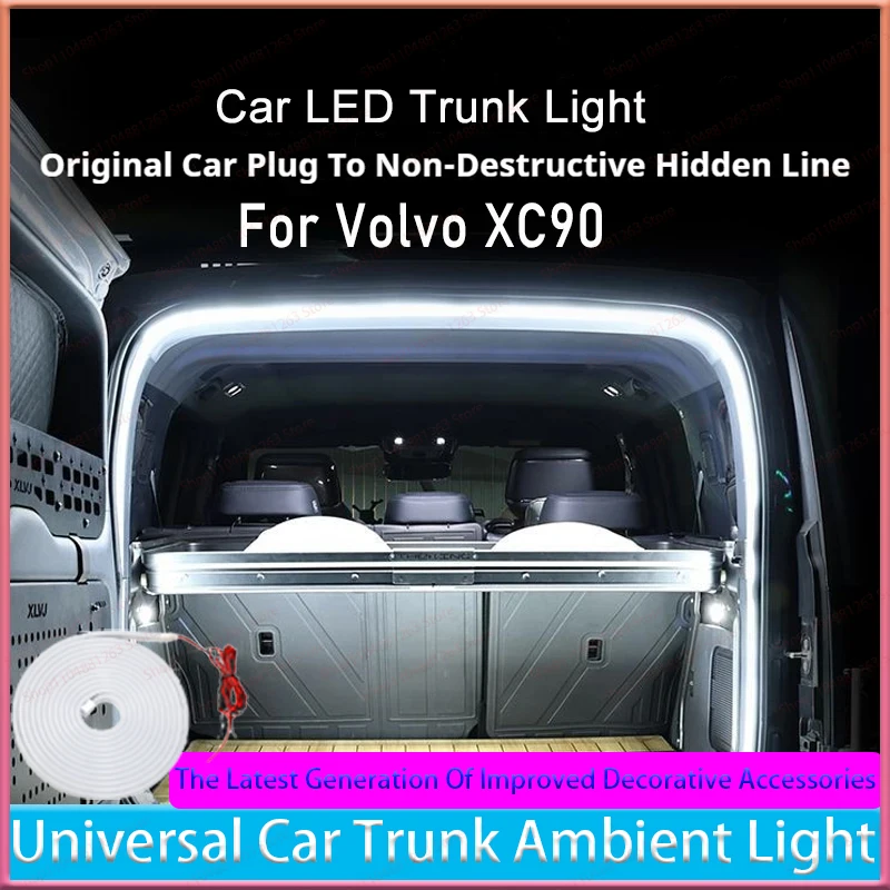 Car Trunk Lighting For Volvo XC90 Trunk Atmosphere Light Modified Bar Strips Trunk Interior Decorative Auto Interior Accessories
Car Trunk Lighting For Volvo XC90 Trunk Atmosphere Light Modified Bar Strips Trunk Interior Decorative Auto Interior Accessories