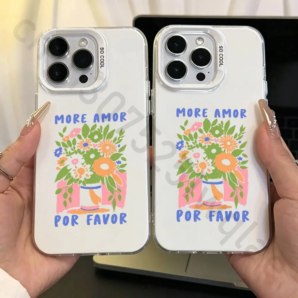 More Amor Por Favor Phone Case For iPhone Air 16 15 14 Pro Max Plus 13 12 11 17 Pro Max Mini Hard Cover
More Amor Por Favor Phone Case For iPhone Air 16 15 14 Pro Max Plus 13 12 11 17 Pro Max Mini Hard Cover