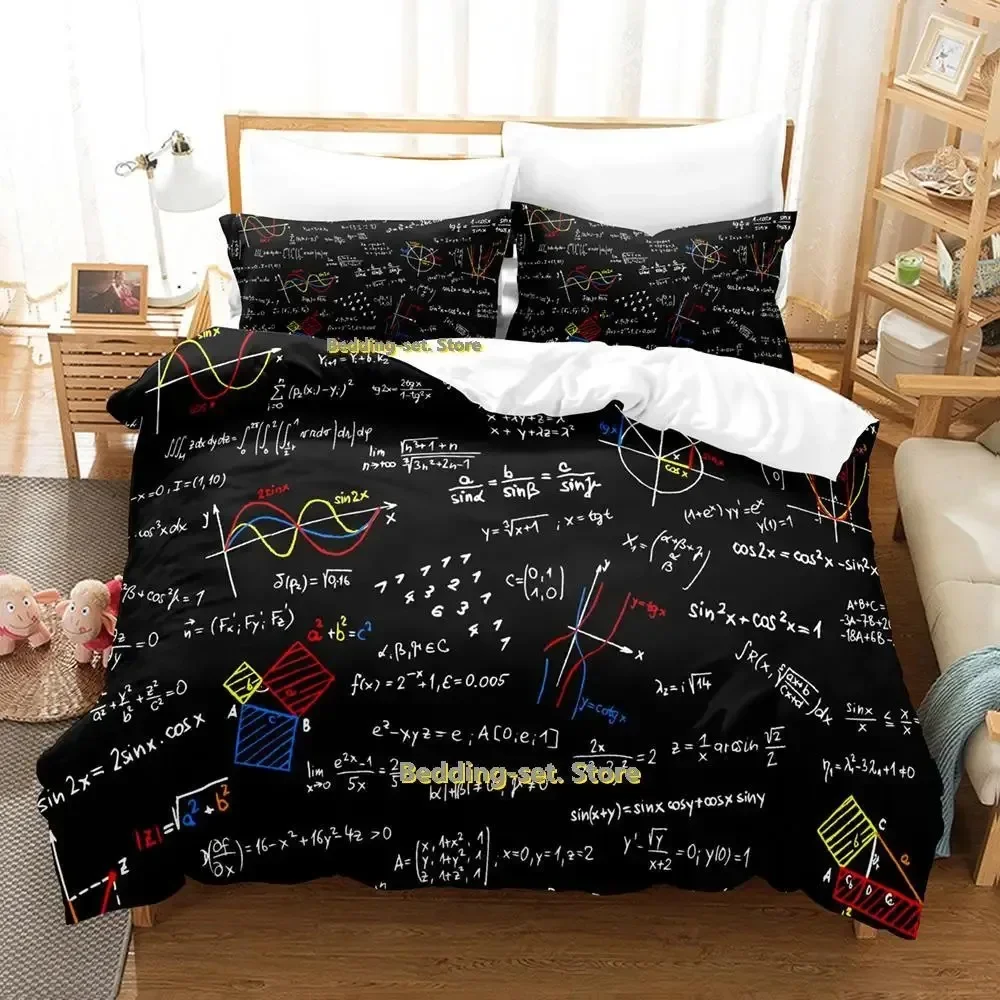 New Blackboard Formula Bedding Set Single Twin Full Queen King Size Bed Set Adult Kid Bedroom Duvetcover Set mathematical genius
New Blackboard Formula Bedding Set Single Twin Full Queen King Size Bed Set Adult Kid Bedroom Duvetcover Set mathematical genius