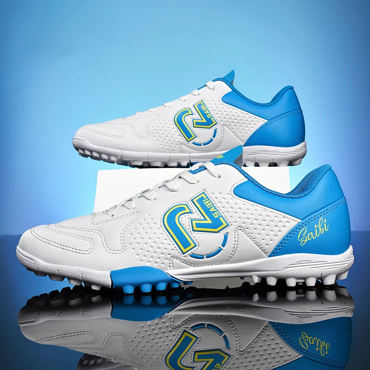 Student TF Turf Soccer Shoes PU Fabric Ventilated Upper Rubber Tough Sole Wear Resistant Outdoor Turf Footwear
Student TF Turf Soccer Shoes PU Fabric Ventilated Upper Rubber Tough Sole Wear Resistant Outdoor Turf Footwear
