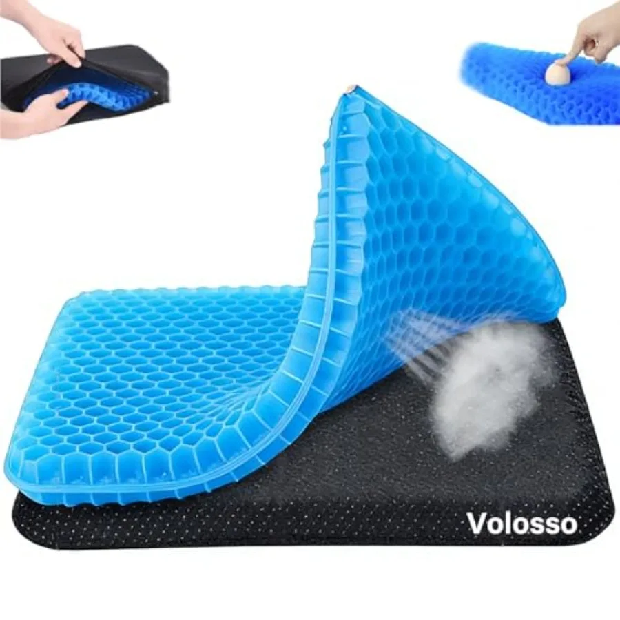 Gel Seat Cushion Cushion Gel Seat Cushion for Long Sitting Breathable Honeycomb Design Absorbs Pressure Points Chair Pad for Of
Gel Seat Cushion Cushion Gel Seat Cushion for Long Sitting Breathable Honeycomb Design Absorbs Pressure Points Chair Pad for Of