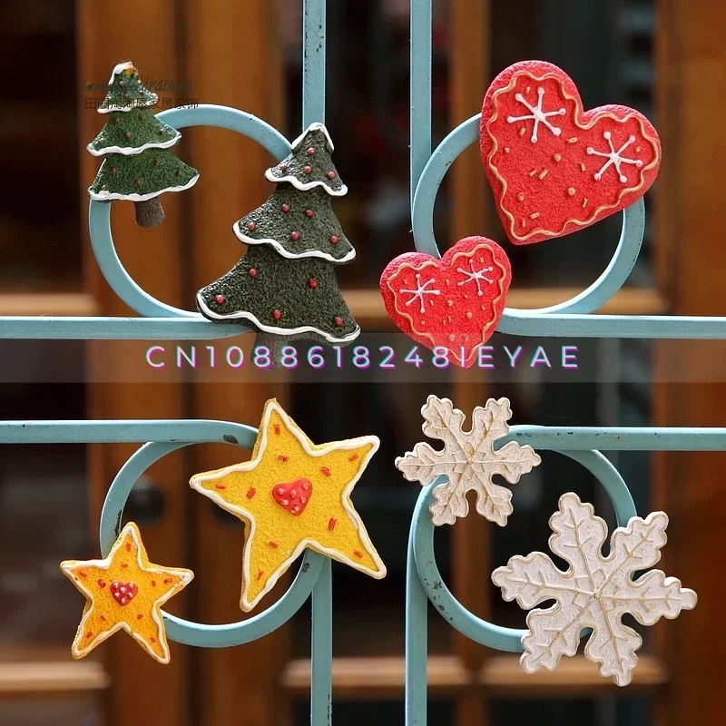 Рождество и Новый год, праздничная атмосфера, милые магнитные наклейки на холодильник, украшение для окна, маленькие украшения 
Рождество и Новый год, праздничная атмосфера, милые магнитные наклейки на холодильник, украшение для окна, маленькие украшения