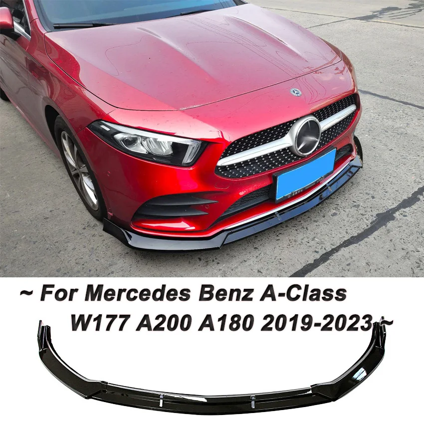 Для 2019-2023 Mercedes-Benz A-class W177 A180 A200 Передняя губа автомобиля Черный 3 шт. Автомобильный передний нижний бампер Разделитель губ Canard Trim
Для 2019-2023 Mercedes-Benz A-class W177 A180 A200 Передняя губа автомобиля Черный 3 шт. Автомобильный передний нижний бампер Разделитель губ Canard Trim