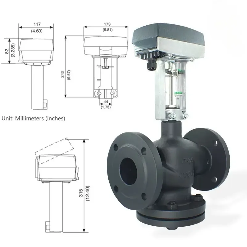 2026 Motorized Control Valve 4-20mA On-Off Floating AC 24V DN65-125 Electric Control Valve AHU FAU Temperature Control Cast
2026 Motorized Control Valve 4-20mA On-Off Floating AC 24V DN65-125 Electric Control Valve AHU FAU Temperature Control Cast