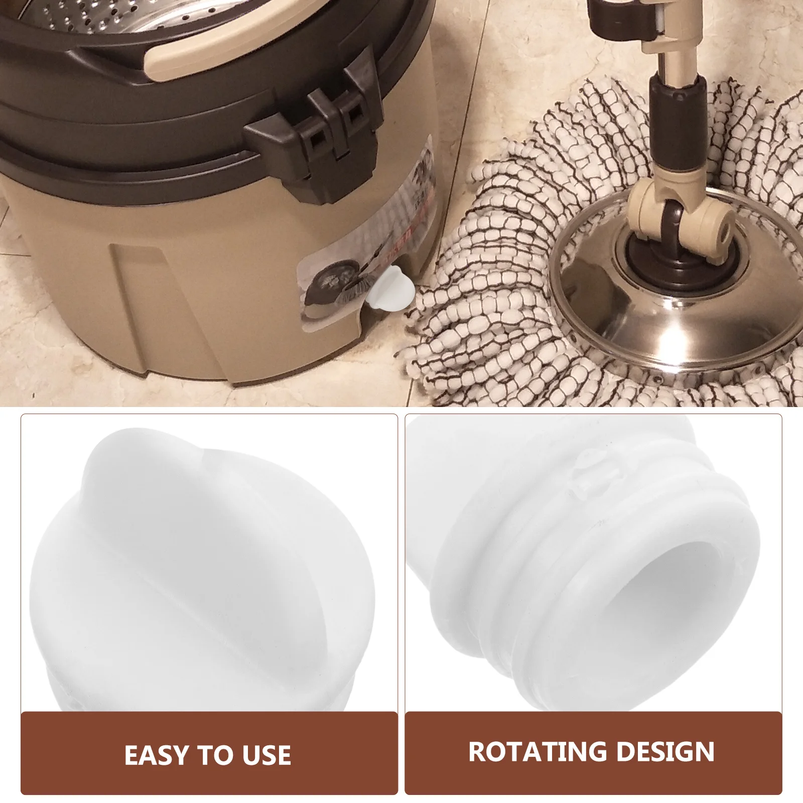 2Pcs Mop Bucket Rubber Stopper Small Sealing Plug Unique Shape Practical Mopping Bucket Outlet Plug Rubber Stopper
2Pcs Mop Bucket Rubber Stopper Small Sealing Plug Unique Shape Practical Mopping Bucket Outlet Plug Rubber Stopper