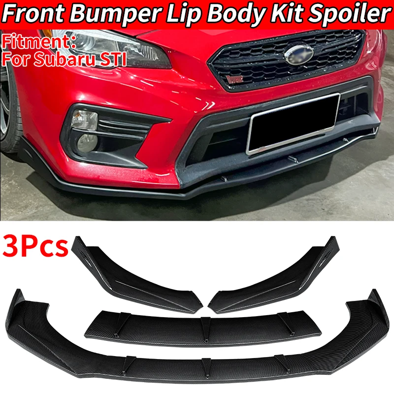 For Subaru Impreza WRX Sti S204 Car Front Bumper Splitter Lip Spoiler Diffuser Guard Surround Molding Cover Trim Body Kit
For Subaru Impreza WRX Sti S204 Car Front Bumper Splitter Lip Spoiler Diffuser Guard Surround Molding Cover Trim Body Kit