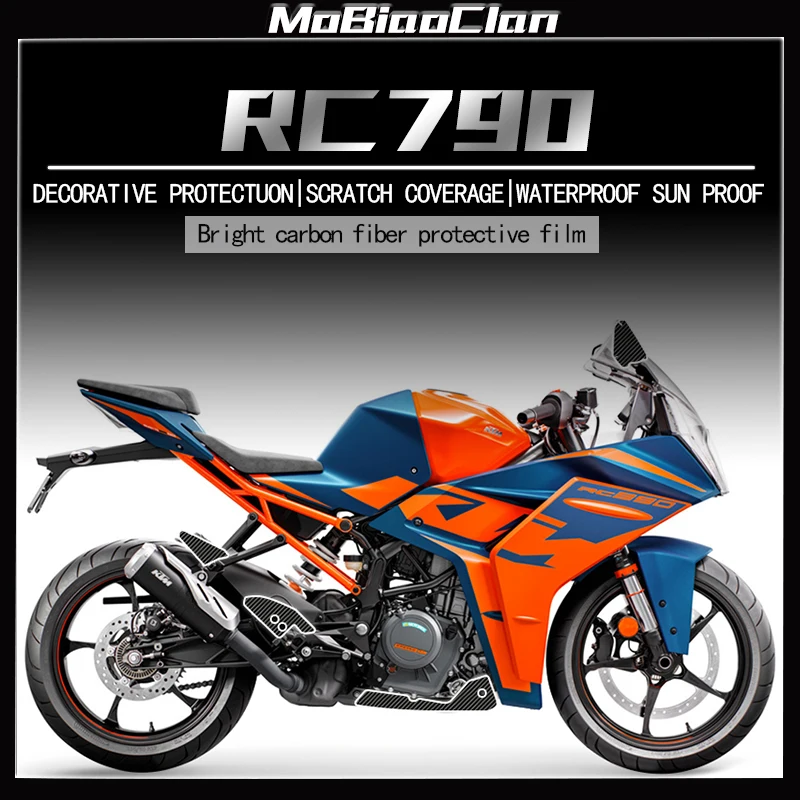For KTM RC390 Motorcycle Body Carbon Fiber Protective Sticker Of Motor Bike Decoration Waterproof Modifications
For KTM RC390 Motorcycle Body Carbon Fiber Protective Sticker Of Motor Bike Decoration Waterproof Modifications