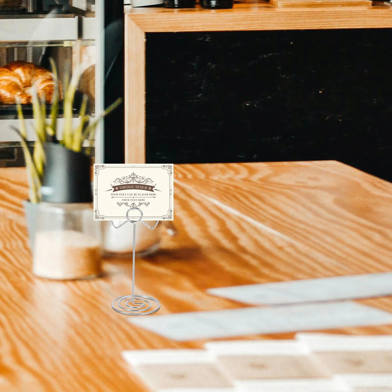 10 Pcs Bow Tie Card Holder Silver Table Number Stand Name Place Photo Menu Holders Table Sign Stand Kitchen Bar Supplies
10 Pcs Bow Tie Card Holder Silver Table Number Stand Name Place Photo Menu Holders Table Sign Stand Kitchen Bar Supplies