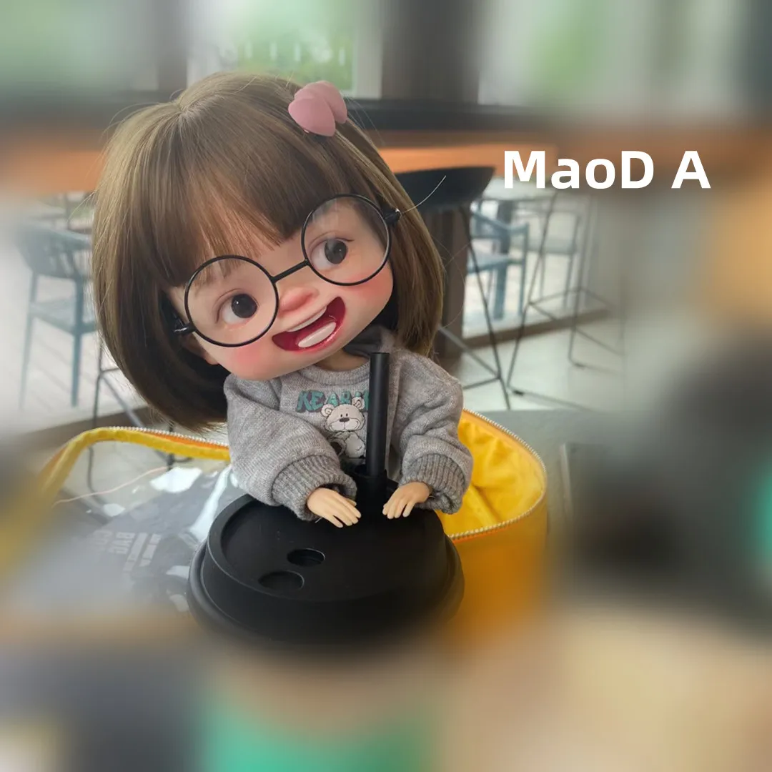 1/6 Mischievous Girl 25cm Big Head BJD MaoD Cute Expression Slim Body Ball Jointed Dolls
1/6 Mischievous Girl 25cm Big Head BJD MaoD Cute Expression Slim Body Ball Jointed Dolls
