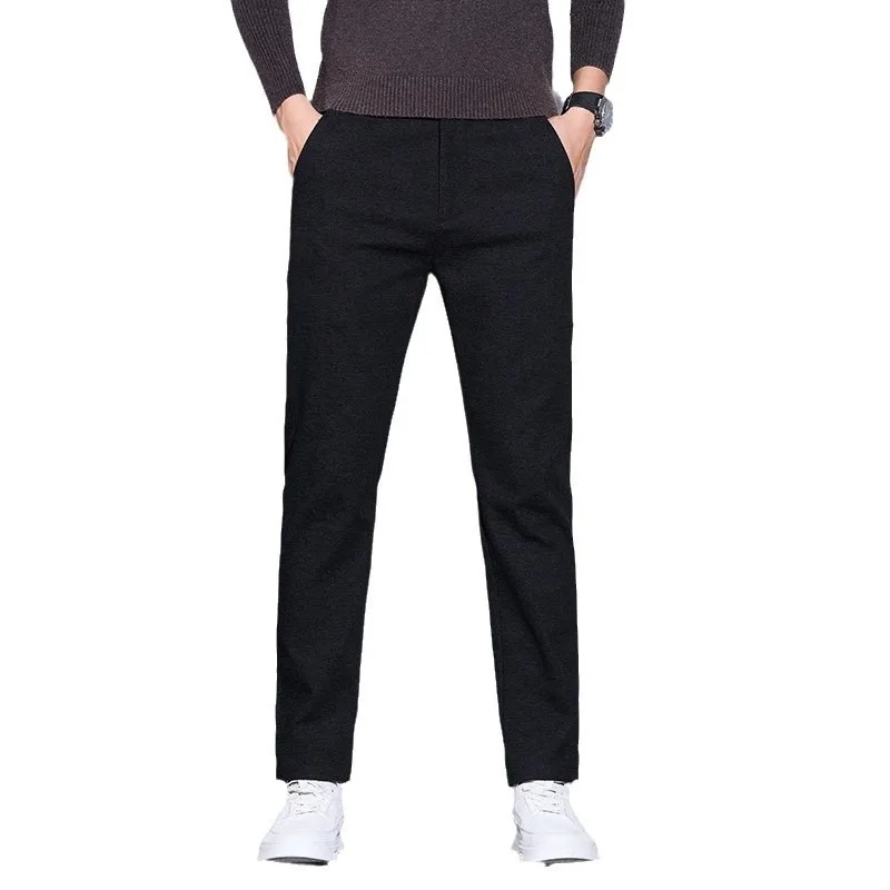 Повседневные брюки мужские узкие прямые брюки мужские молодежные четыре сезона можно носить для взрослых джентльменов удобные новые брюки высокого качества для отдыха 
Повседневные брюки мужские узкие прямые брюки мужские молодежные четыре сезона можно носить для взрослых джентльменов удобные новые брюки высокого качества для отдыха