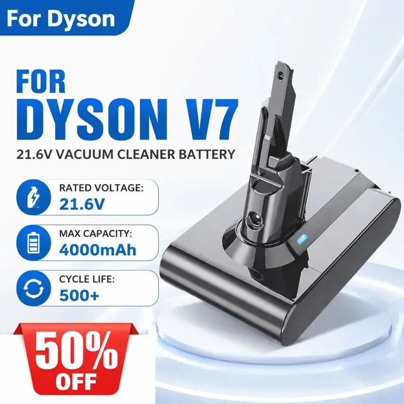 For Dyson V7 21.6V Vacuum Cleaner Battery Replacement Lithium Ion Power Supply for SV11 Sweeper
For Dyson V7 21.6V Vacuum Cleaner Battery Replacement Lithium Ion Power Supply for SV11 Sweeper