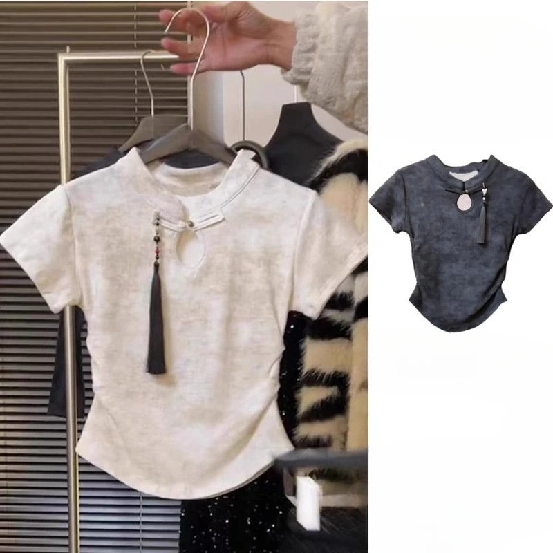 Summer Short Sleeved T-Shirts Woman Clothes New O Neck Fashion Top Female Black T Shirt Ladies Casual Embroidery Shirts Q309
Summer Short Sleeved T-Shirts Woman Clothes New O Neck Fashion Top Female Black T Shirt Ladies Casual Embroidery Shirts Q309