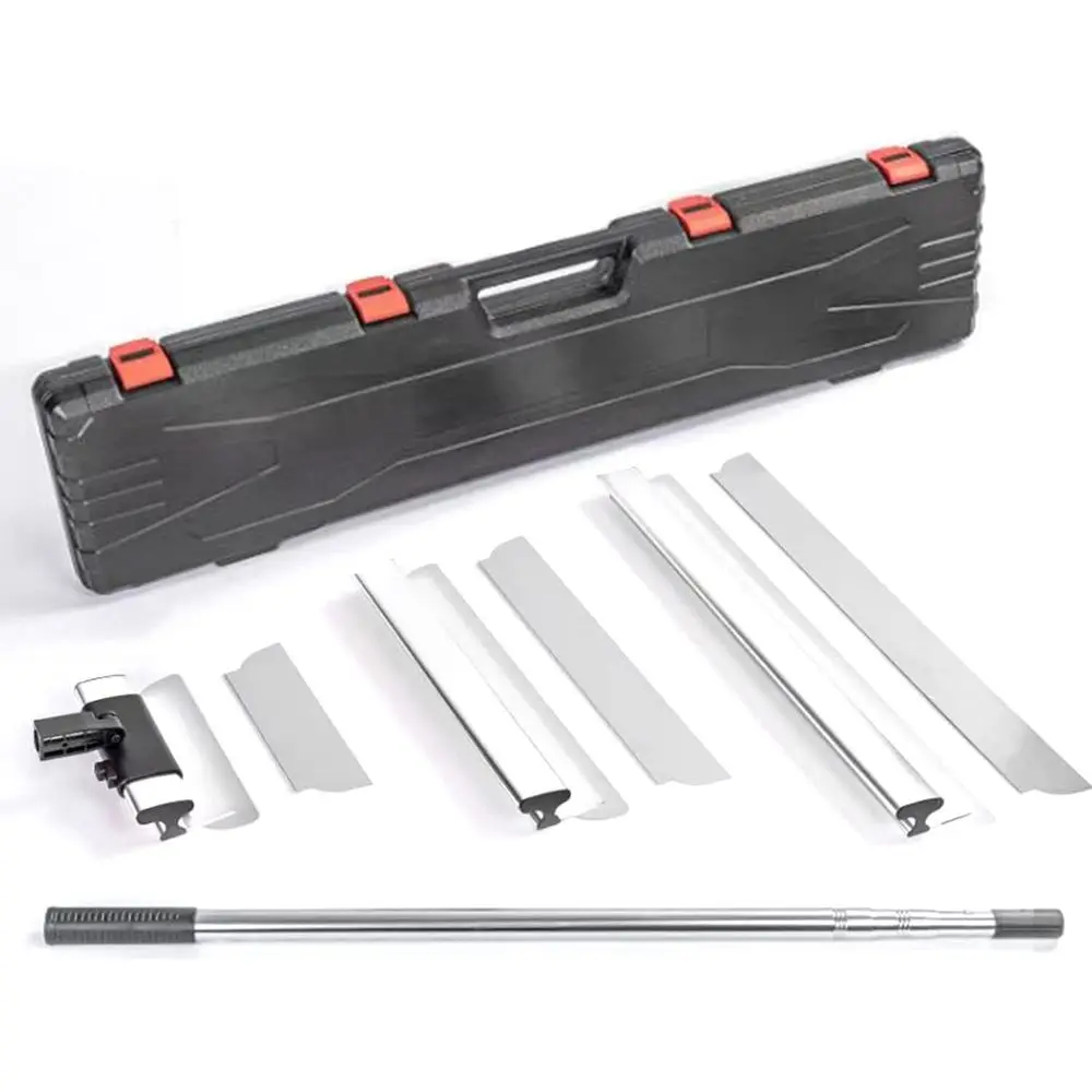 Инструменты для гипсокартона: Шпатель для выравнивания с удлиненной ручкой - лезвия 12, 22 и 32 дюйма, экструдированный алюминий, конструкция из нержавеющей стали 301
Инструменты для гипсокартона: Шпатель для выравнивания с удлиненной ручкой - лезвия 12, 22 и 32 дюйма, экструдированный алюминий, конструкция из нержавеющей стали 301