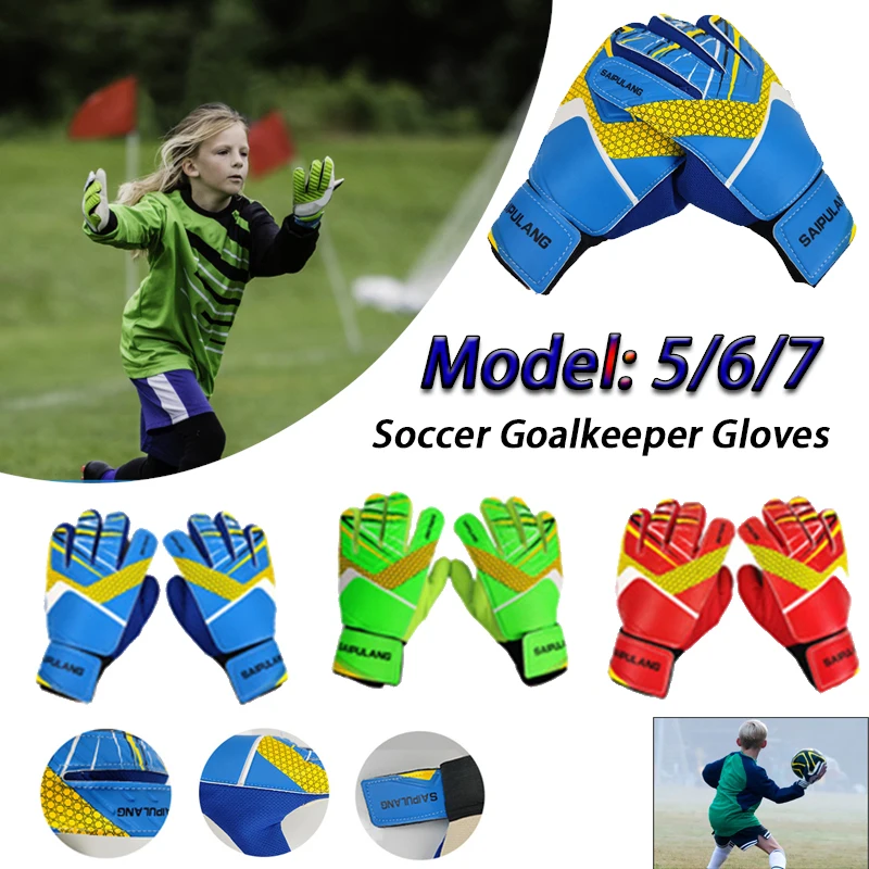 Soccer Goalkeeper Gloves Children Goalkeeper Hand Protection Gloves Anti-Collision PU Football Training Gloves for Outdoor Sport
Soccer Goalkeeper Gloves Children Goalkeeper Hand Protection Gloves Anti-Collision PU Football Training Gloves for Outdoor Sport