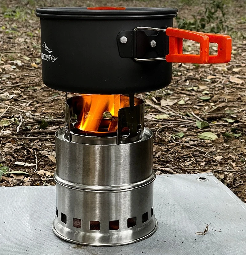 Winter Portable Stainless Steel Folding Firewood Stove, Multi-Functional Camping Outdoor Windproof Wood and Charcoal BBQ Stove
Winter Portable Stainless Steel Folding Firewood Stove, Multi-Functional Camping Outdoor Windproof Wood and Charcoal BBQ Stove