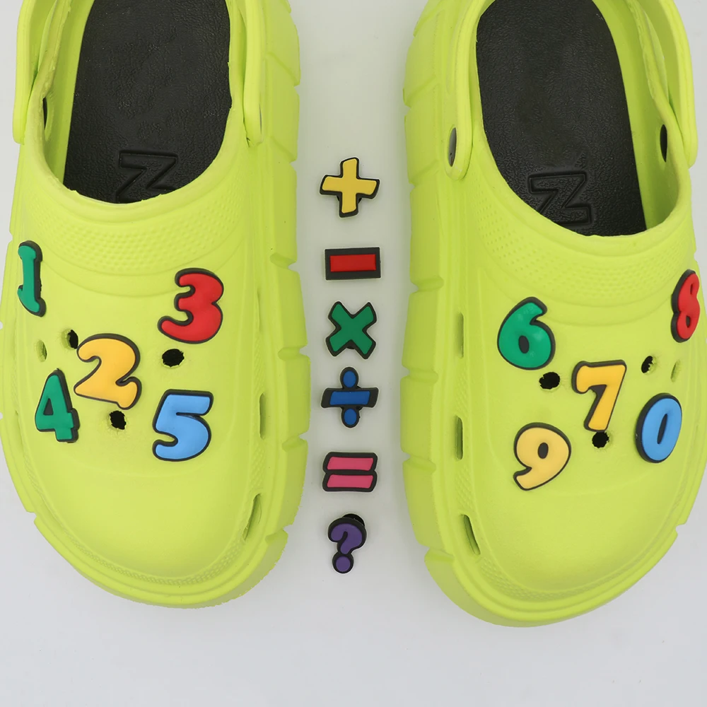 Shoe Decoration Accessories Charms Calculate Symbol Equal Sign Ornament Colorful Number Zero To Nine Shoe Buckles Gift 1 Pc
Shoe Decoration Accessories Charms Calculate Symbol Equal Sign Ornament Colorful Number Zero To Nine Shoe Buckles Gift 1 Pc