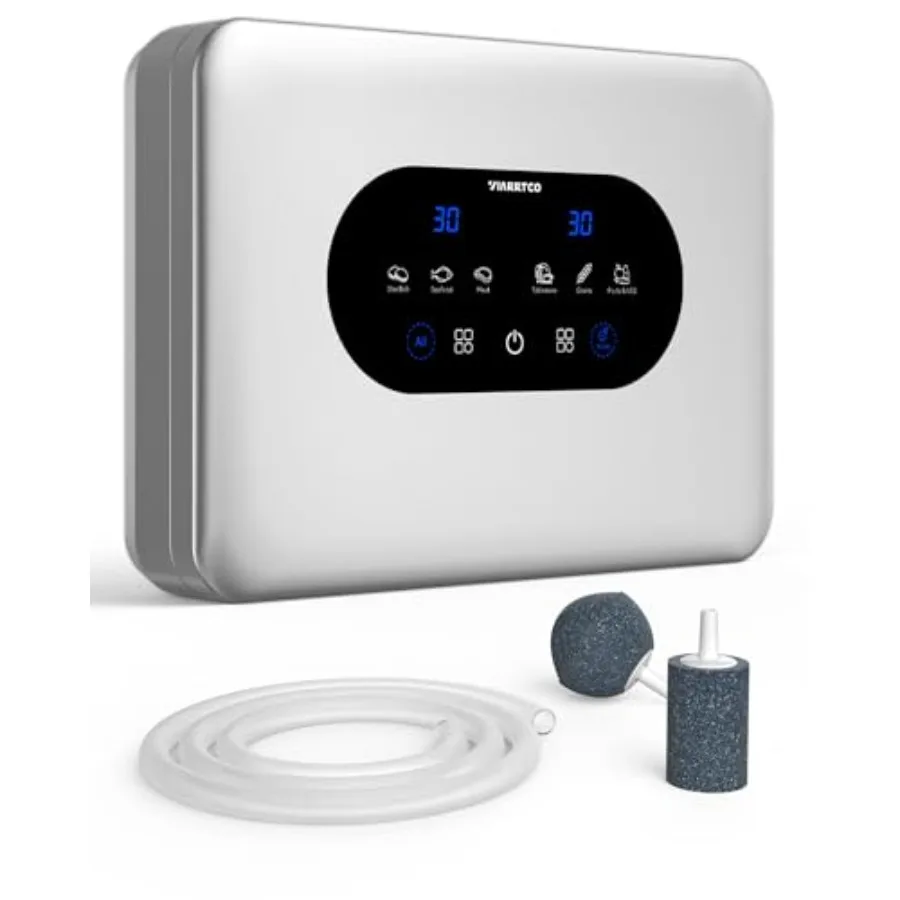 Portable Water and Air Purifier Machine with Dual Outlets Negative Ion Function and Timer Silver
Portable Water and Air Purifier Machine with Dual Outlets Negative Ion Function and Timer Silver
