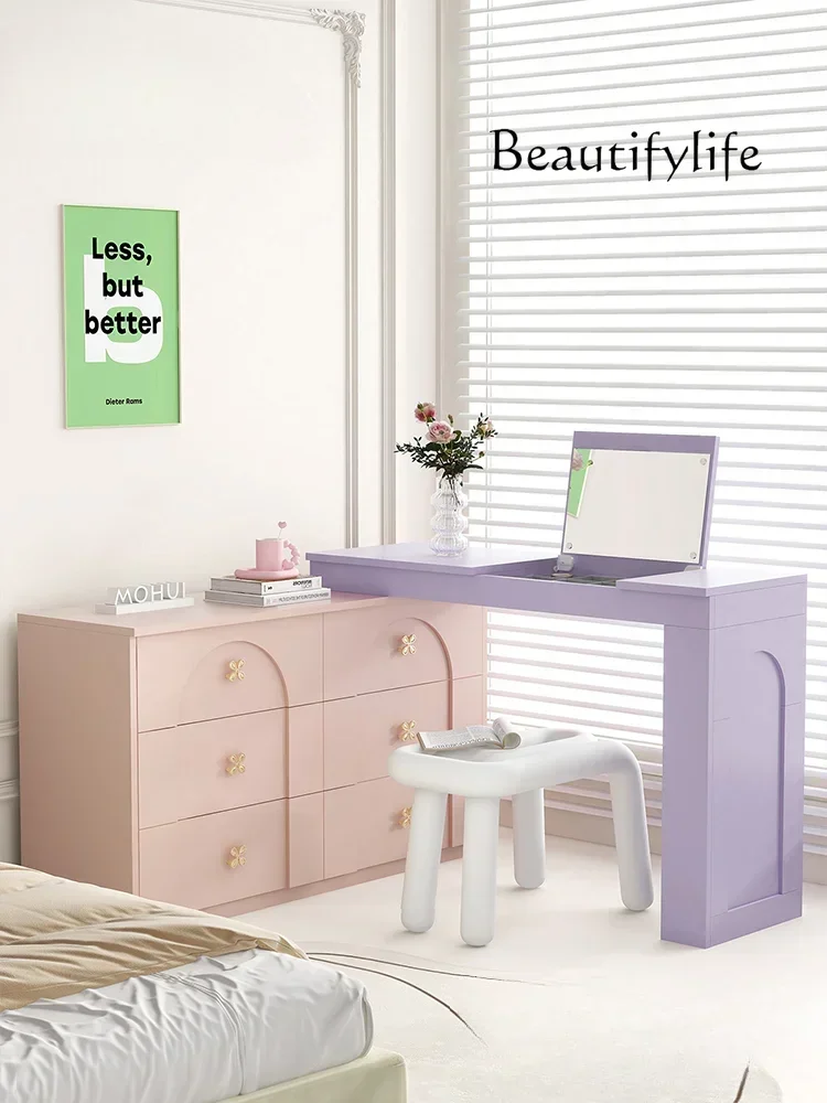 Cherry Blossom Powder Bedroom Bedside Chest of Drawers Storage Cabinet Smart Mirror Flip Dresser
Cherry Blossom Powder Bedroom Bedside Chest of Drawers Storage Cabinet Smart Mirror Flip Dresser