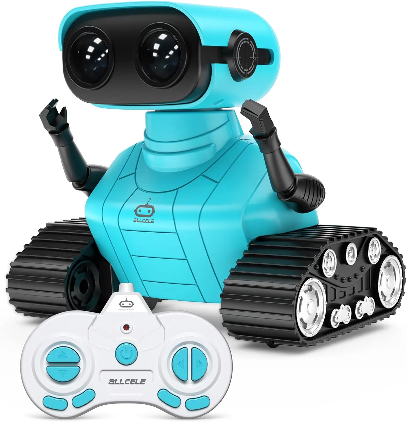ALLCELE Robot Toys, RC Robots for Kids Boys, Remote Control Toy with Music,LED Eyes, Gift for Children Age 3 Years and Up - Blue
ALLCELE Robot Toys, RC Robots for Kids Boys, Remote Control Toy with Music,LED Eyes, Gift for Children Age 3 Years and Up - Blue