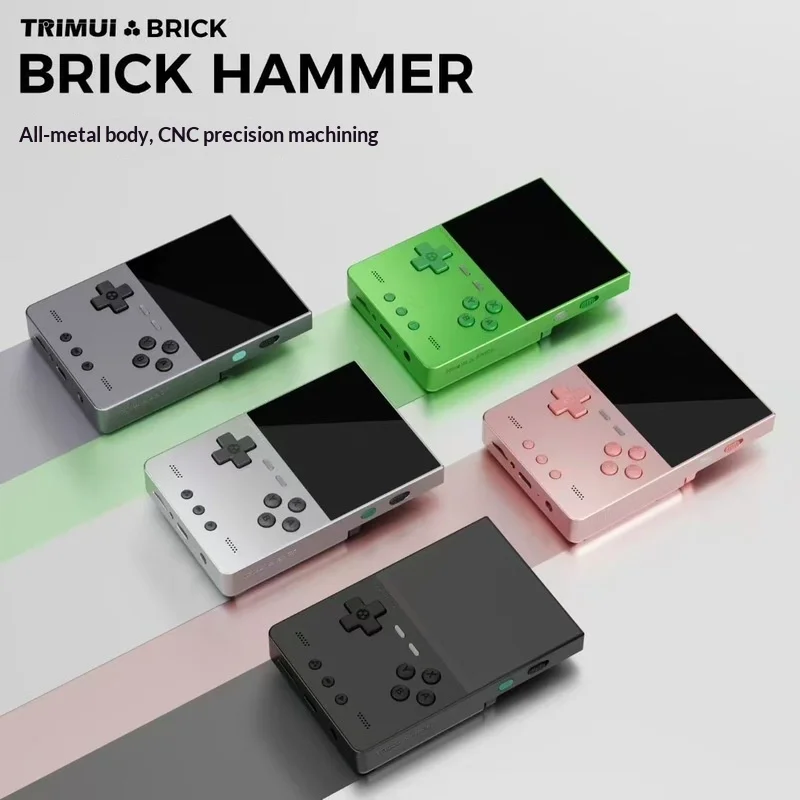 Trimui Brick Hammer Retro Handheld Game Console Open Source Aluminum Alloy Shell Wireless Hd 3.2 Inch 400 Ppi Screen For Psp Gba
Trimui Brick Hammer Retro Handheld Game Console Open Source Aluminum Alloy Shell Wireless Hd 3.2 Inch 400 Ppi Screen For Psp Gba