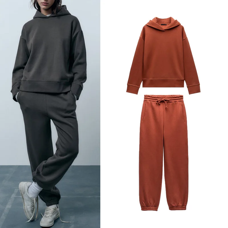 Spring New Basic Cotton Blend Hoodie 399629 High Waist Fce Running Pants 399630 Faionable Comfortable Women's Set
Spring New Basic Cotton Blend Hoodie 399629 High Waist Fce Running Pants 399630 Faionable Comfortable Women's Set
