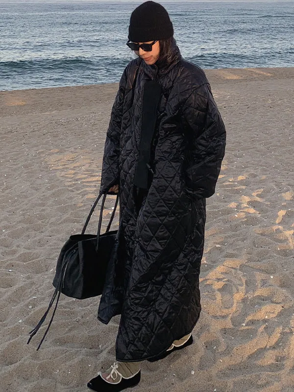 Длинная хлопковая куртка Thiened, женская зимняя верхняя одежда, теплая утягивающая внутренняя часть меха ягненка, однотонная корейская одежда для поездок на работу Faion
Длинная хлопковая куртка Thiened, женская зимняя верхняя одежда, теплая утягивающая внутренняя часть меха ягненка, однотонная корейская одежда для поездок на работу Faion