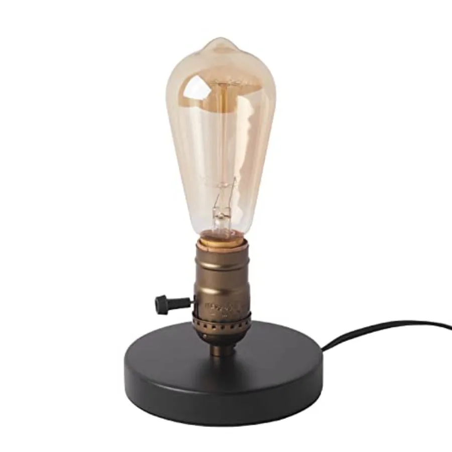Vintage Table Lamp, Industrial Desk Lamp Small Retro Bedside Lamp with ON/Off Switch E26 Lamp Holder for Home Lighting Decor, C
Vintage Table Lamp, Industrial Desk Lamp Small Retro Bedside Lamp with ON/Off Switch E26 Lamp Holder for Home Lighting Decor, C
