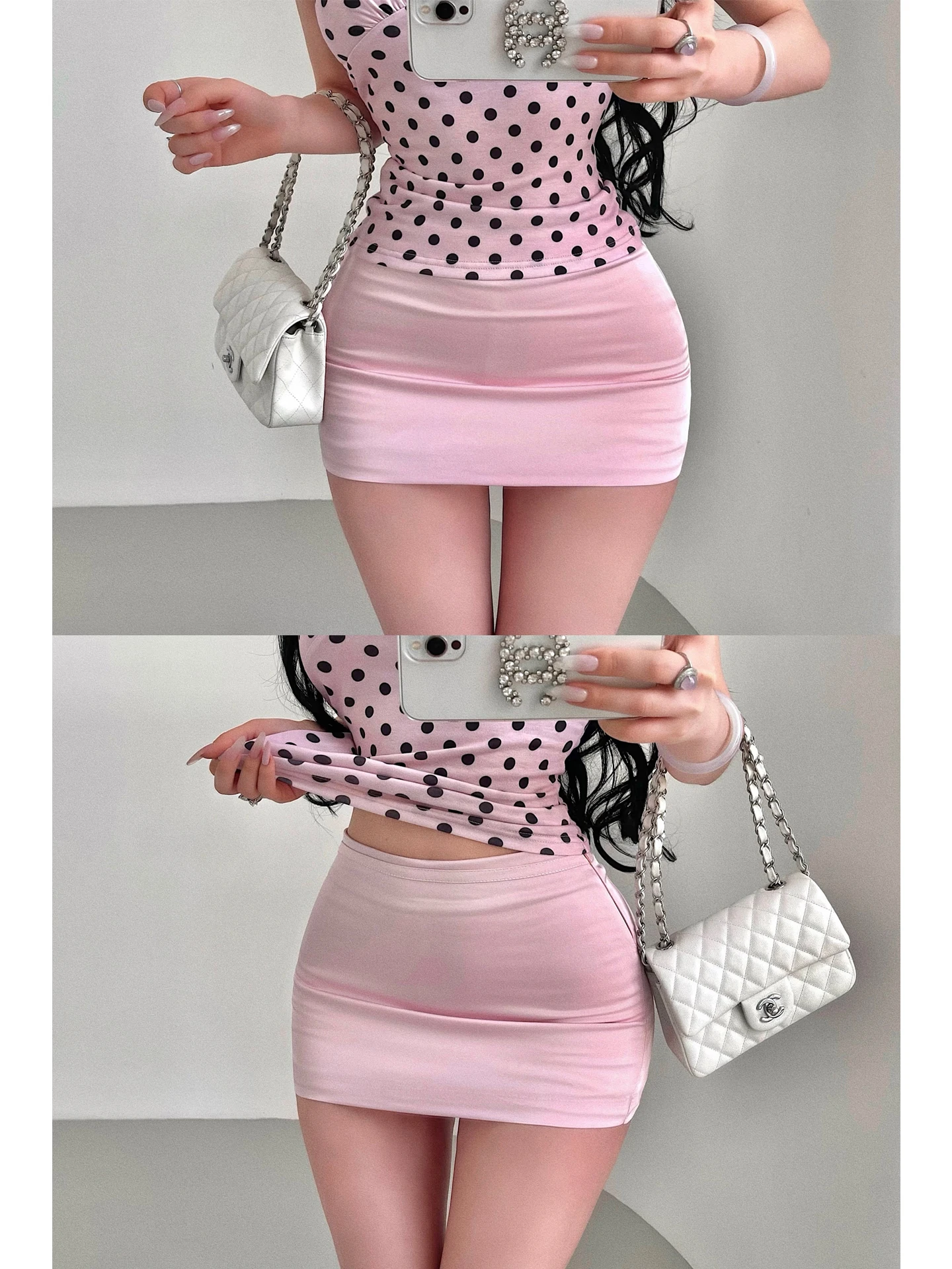 Sexy High-Waist Belted Safety Pants Satin Half Skirt Short Skirt Anti-Light Walking Lady Pure Desire Buttock Covering Daily Wear
Sexy High-Waist Belted Safety Pants Satin Half Skirt Short Skirt Anti-Light Walking Lady Pure Desire Buttock Covering Daily Wear