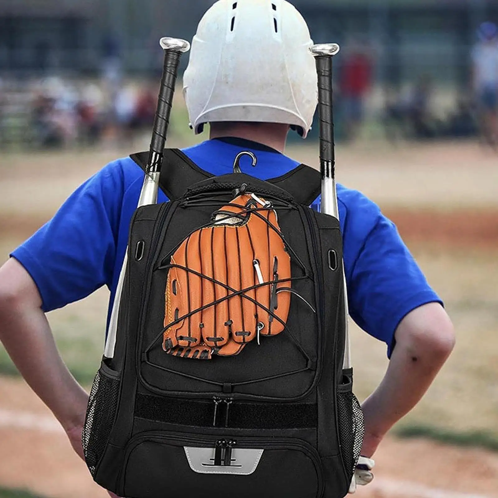 Baseball Backpack Sport Bag Practical with Fence Hook for Ball Bat with Training
Baseball Backpack Sport Bag Practical with Fence Hook for Ball Bat with Training