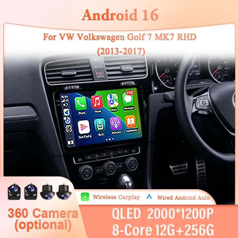 for VW Volkswagen Golf 7 MK7 RHD 2013-2017 10" IPS HD Touch Screen Audio Player Car Stereo Wireless CarPlay GPS Navi Multimedia
for VW Volkswagen Golf 7 MK7 RHD 2013-2017 10" IPS HD Touch Screen Audio Player Car Stereo Wireless CarPlay GPS Navi Multimedia